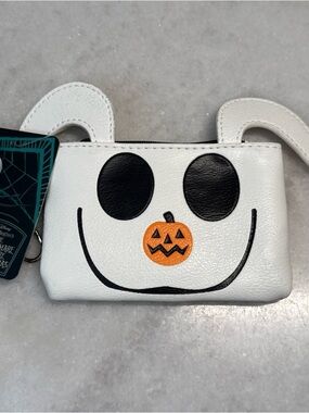 Disney The Nightmare Before Christmas Zero White Coin Pouch Keychain 3”x 4” NEW!